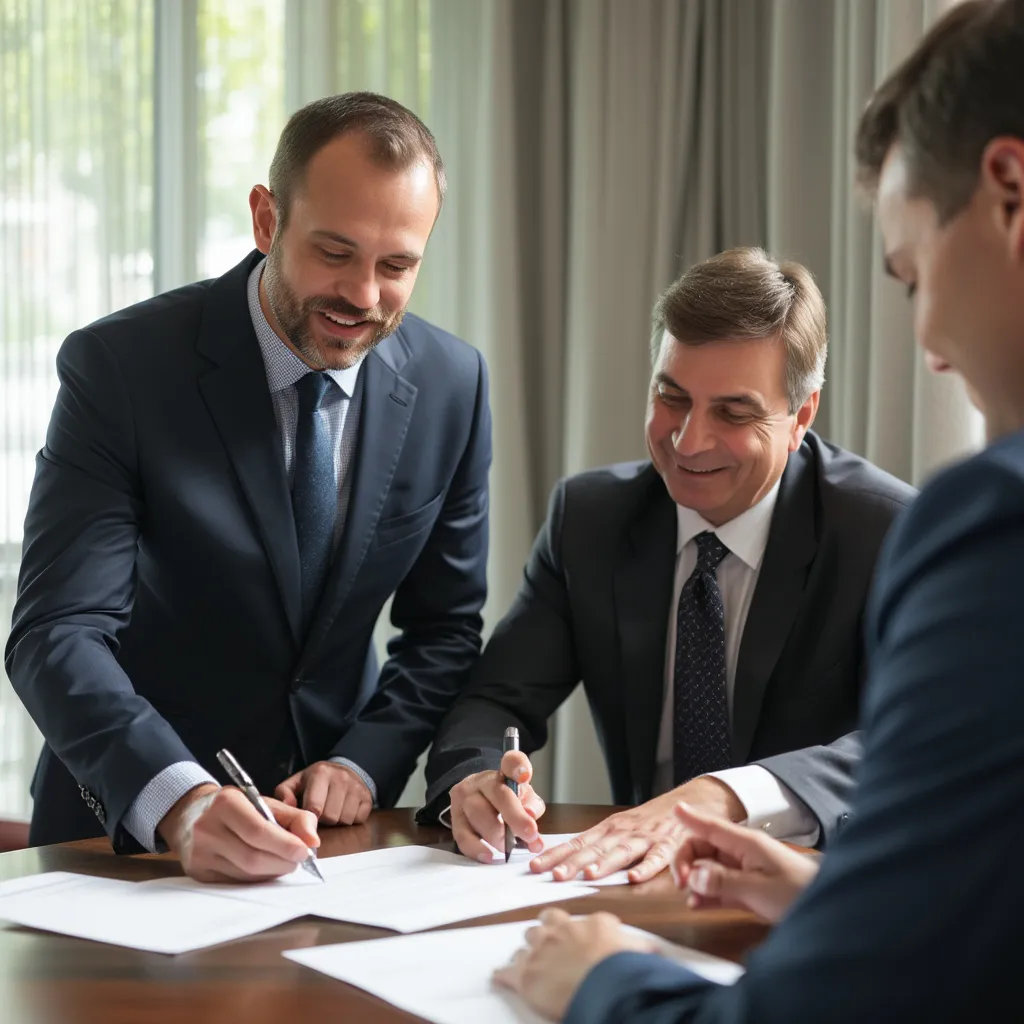 Firma de contrato